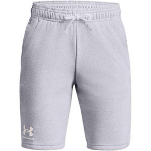 imageUnder Armour Boys Rival Terry Shorts011 Mod Gray Light Heather   Onyx White