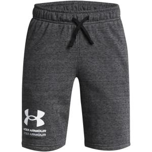 imageUnder Armour Boys Rival Terry Shorts025 Castlerock Light Heather   Black