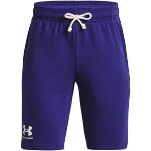 imageUnder Armour Boys Rival Terry Shorts468 Sonar Blue   Onyx White