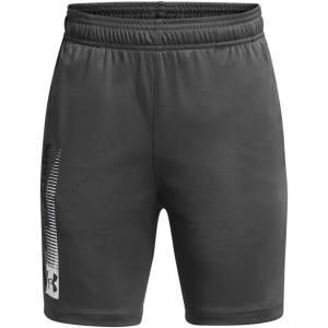 imageUnder Armour Boys Tech Wordmark Shorts025 Castlerock   White