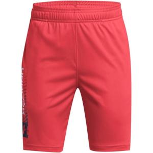 imageUnder Armour Boys Tech Wordmark Shorts814 Red Solstice   Midnight Navy
