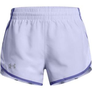 imageUnder Armour Girls Fly by Shorts539 Celeste  Starlight  Reflective