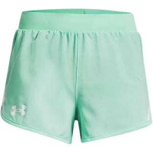 imageUnder Armour Girls Fly by Shorts958 Green Breeze  Green Breeze  White
