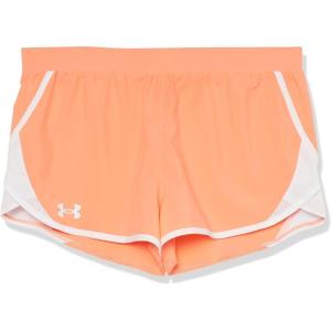 imageUnder Armour Girls Fly by Shorts963 Bubble Peach   White