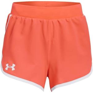 imageUnder Armour Girls Fly by ShortsElectric Tangerine 824White