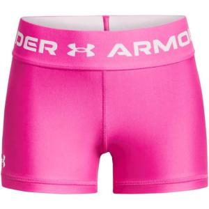 imageUnder Armour Girls HeatGear Shorty652 Rebel Pink   White