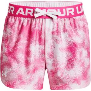 imageUnder Armour Girls Play Up Printed Shorts Big KidsPink SugarRebel Pink