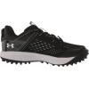 imageUnder Armour Boys Yard Turf Jr Baseball Shoe001 BlackBlackWhite