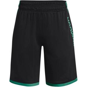 imageUnder Armour Boys Stunt 30 Shorts005 Black  Birdie Green  White
