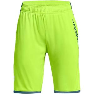 imageUnder Armour Boys Stunt 30 Shorts370 Lime Surge  Static Blue  White