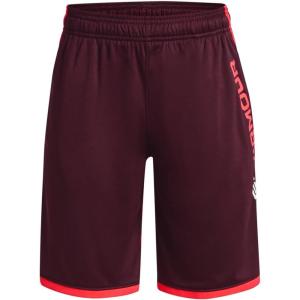imageUnder Armour Boys Stunt 30 Shorts602 Dark Maroon  Beta  White