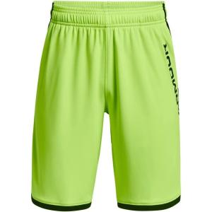 imageUnder Armour Boys Stunt 30 ShortsQuirky Lime 752Mod Gray
