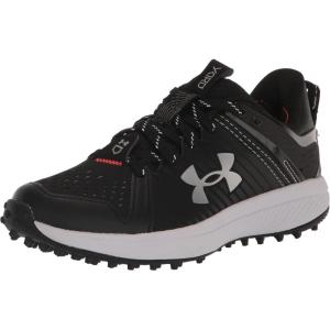 imageUnder Armour Boys Yard Turf Jr Baseball Shoe001 BlackBlackWhite