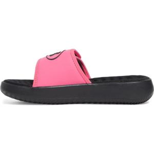 imageUnder Armour Girls Ignite Pro 8 Slide Sandal001 BlackSuper PinkUltimate Black