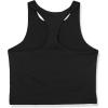 imageUnder Armour Girls Motion Crop Tank Top001 Black   Jet Gray