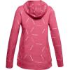 imageUnder Armour Girls Rival Fleece Printed HoodiePink Lemonade 668Cerise