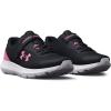 imageUnder Armour Girls Surge 3 Alternate Closure Running Shoe001 BlackFlamingoFlamingo