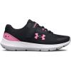 imageUnder Armour Girls Surge 3 Alternate Closure Running Shoe001 BlackFlamingoFlamingo