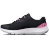 imageUnder Armour Girls Surge 3 Alternate Closure Running Shoe001 BlackFlamingoFlamingo