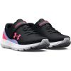 imageUnder Armour Girls Surge 3 Alternate Closure Running Shoe002 BlackPurple IcePink Shock