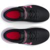 imageUnder Armour Girls Surge 3 Alternate Closure Running Shoe002 BlackPurple IcePink Shock