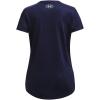 imageUnder Armour Girls Tech Big Logo Short Sleeve TShirt410 Midnight Navy   Antifreeze