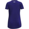 imageUnder Armour Girls Tech Big Logo Short Sleeve TShirt468 Sonar Blue  Nebula Purple  Glacier Blue