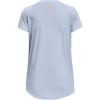 imageUnder Armour Girls Tech Big Logo Short Sleeve TShirt706 Oxford Blue   Afterglow