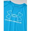 imageUnder Armour Girls Tech Big Logo Short Sleeve TShirtRadar Blue 422White