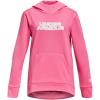 imageUnder Armour Girls Armour Fleece Branded Hoodie640 Pink Punk   White