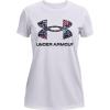 imageUnder Armour Girls Tech Big Logo Short Sleeve TShirtWhite 100Black