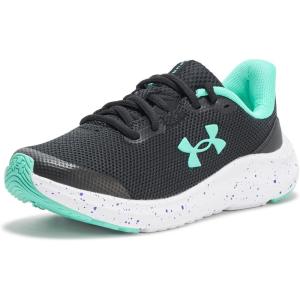 imageUnder Armour Girls Grade School Pursuit 4 Sneaker001 BlackComet GreenComet Green