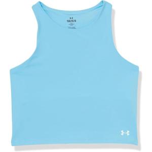 imageUnder Armour Girls Motion Crop Tank Top462 Tonic   Halogen Blue