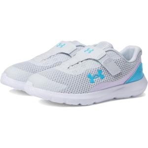 imageUnder Armour Girls Surge 3 Alternate Closure Running Shoe104 Halo GrayNebula PurpleBlue Surf