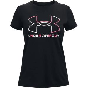 imageUnder Armour Girls Tech Big Logo Short Sleeve TShirtBlack 001White