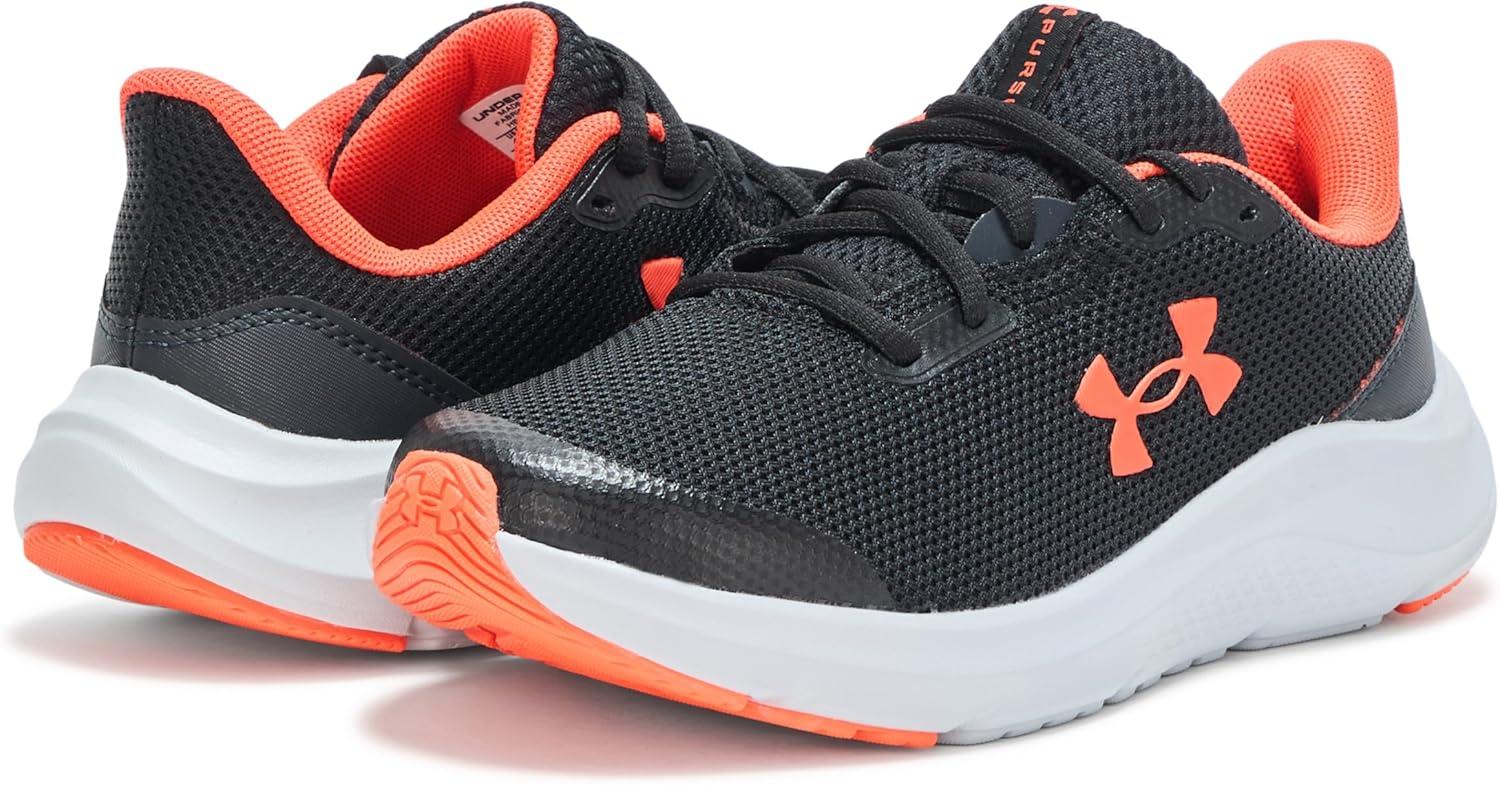 imageUnder Armour Boys Grade School Pursuit 4 Sneaker003 BlackAnthraciteAres Red