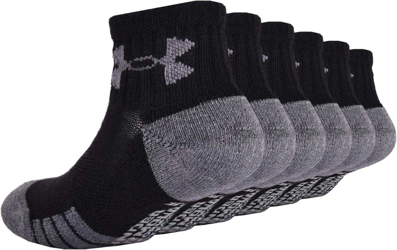 imageUnder Armour Boys Multi Pack Quarter SockBlack Tech