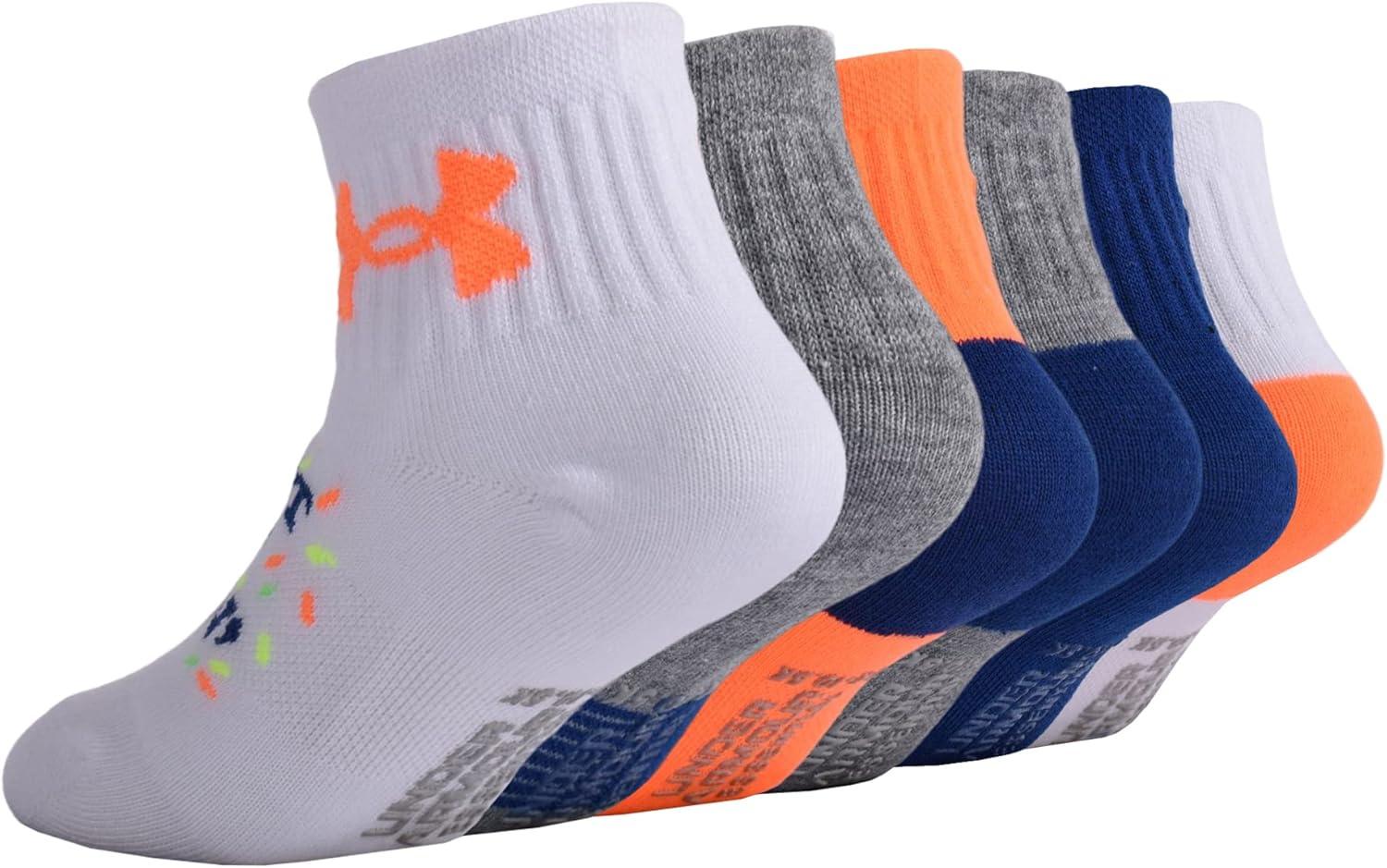 imageUnder Armour Boys Multi Pack Quarter SockMulti