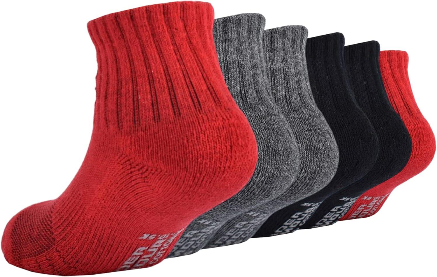imageUnder Armour Boys Multi Pack Quarter SockRed
