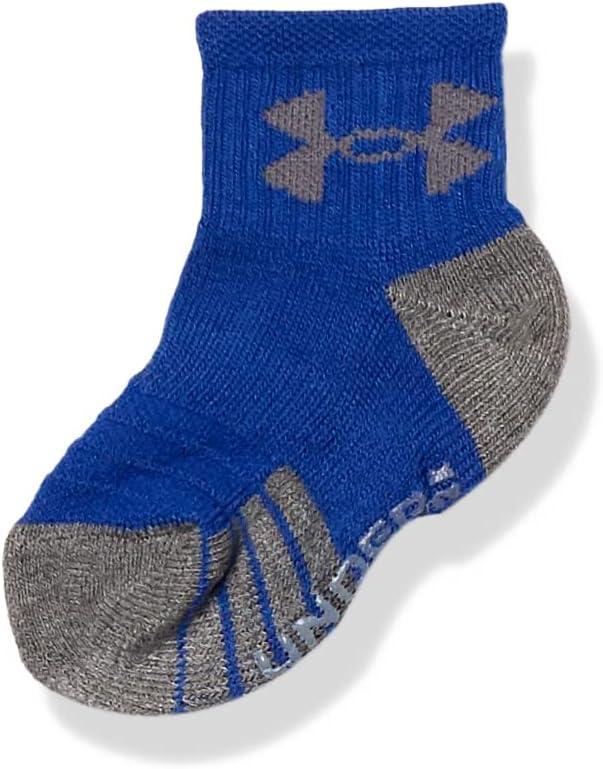 imageUnder Armour Boys Multi Pack Quarter SockRed Tech