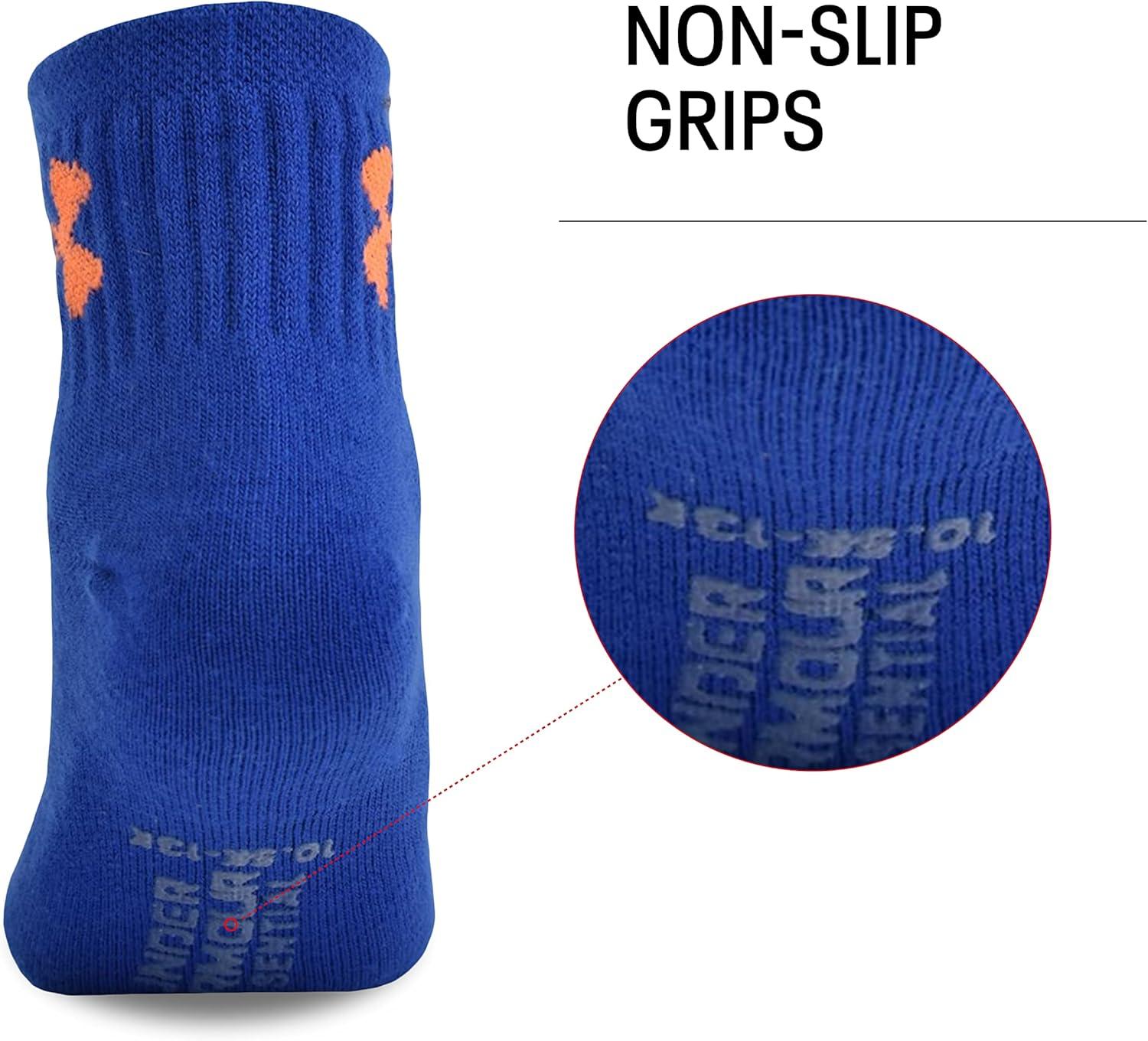 imageUnder Armour Boys Multi Pack Quarter SockRoyal Blue Orange