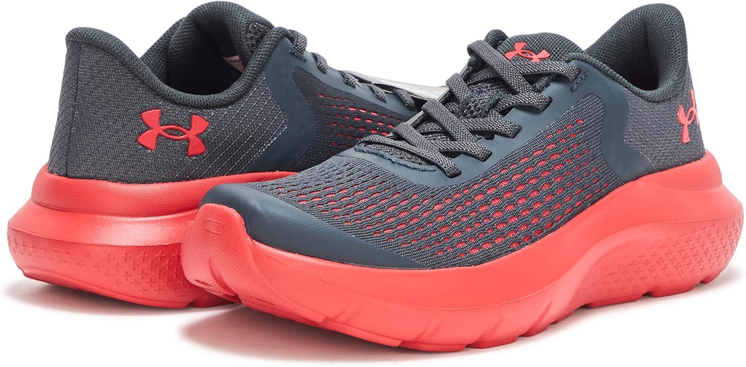imageUnder Armour Boys Pre School Rogue 4 Alternate Lace Sneaker016 AnthraciteRedRed