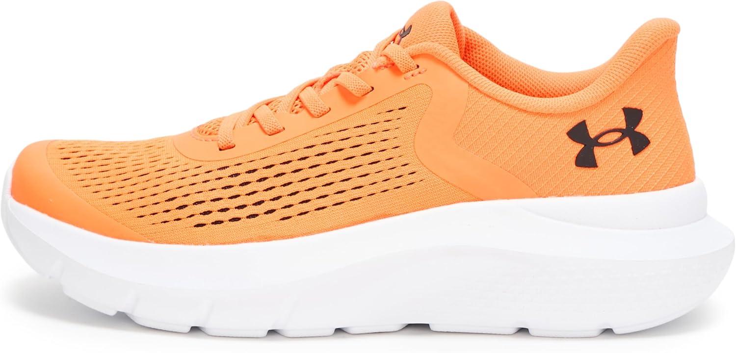 imageUnder Armour Boys Pre School Rogue 4 Alternate Lace Sneaker825 Blaze OrangeBlackBlack