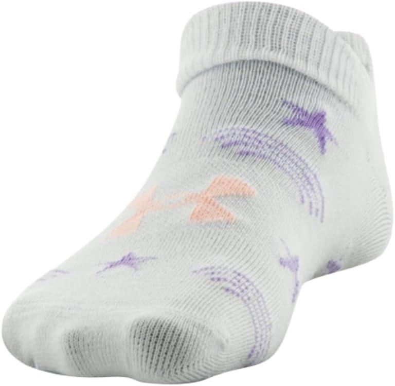 imageUnder Armour Kids Essential 20 Lightweight No Show Socks 6PairsAssortedu0221p6082W