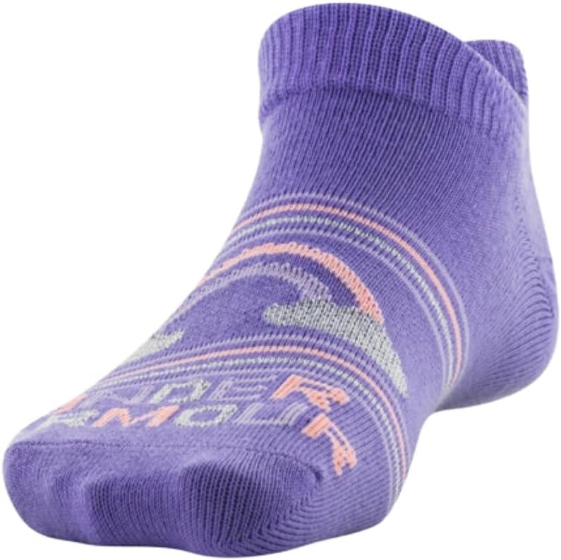 imageUnder Armour Kids Essential 20 Lightweight No Show Socks 6PairsAssortedu0221p6082W