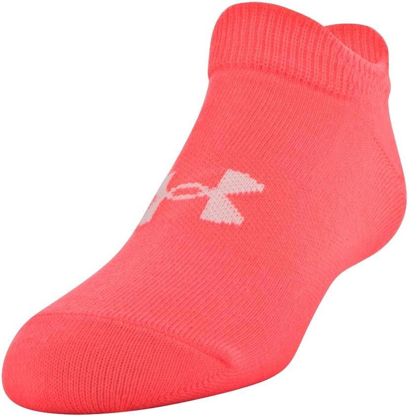 imageUnder Armour Kids Essential 20 Lightweight No Show Socks 6PairsBlitz RedAssorted