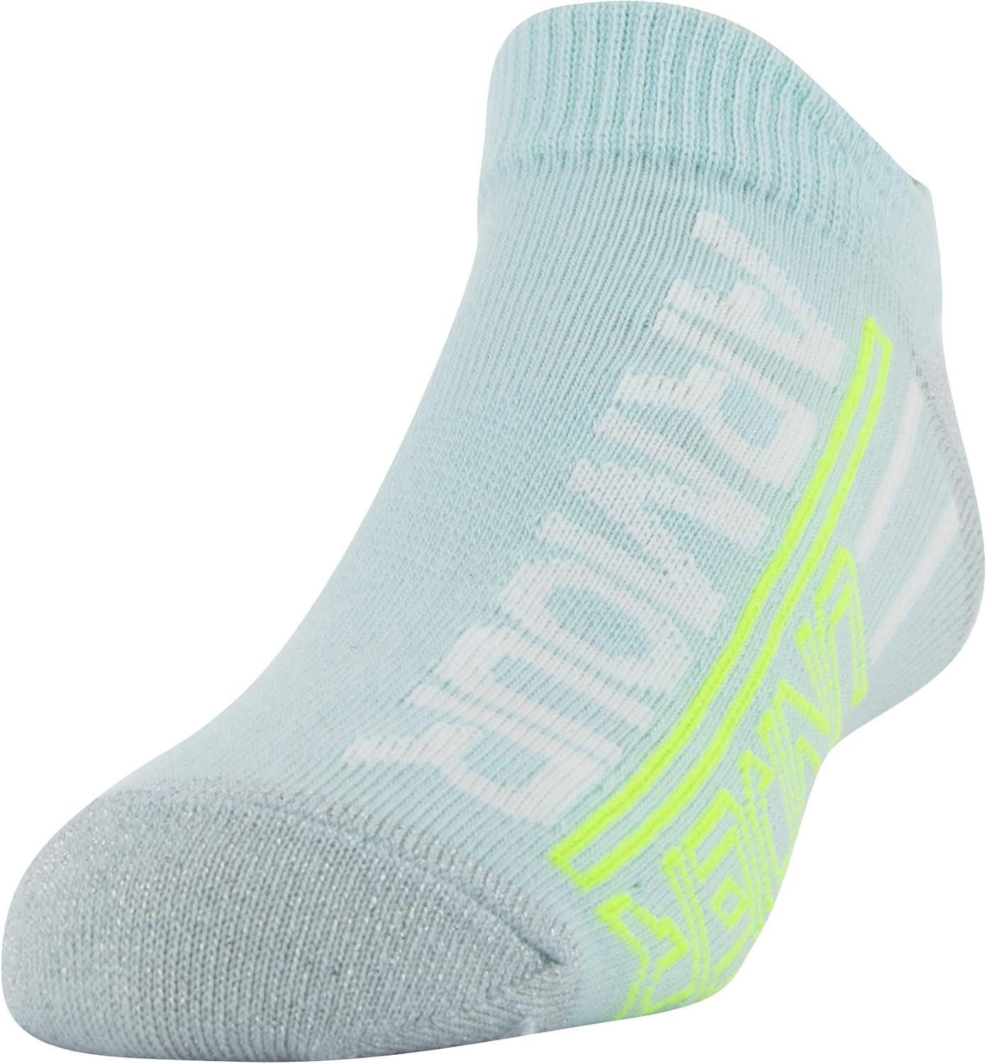 imageUnder Armour Kids Essential 20 Lightweight No Show Socks 6PairsBlueWhite Assorted