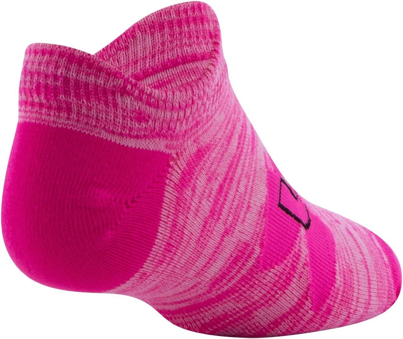 imageUnder Armour Kids Essential 20 Lightweight No Show Socks 6PairsElectro PinkElectro TangerineElectro Pink