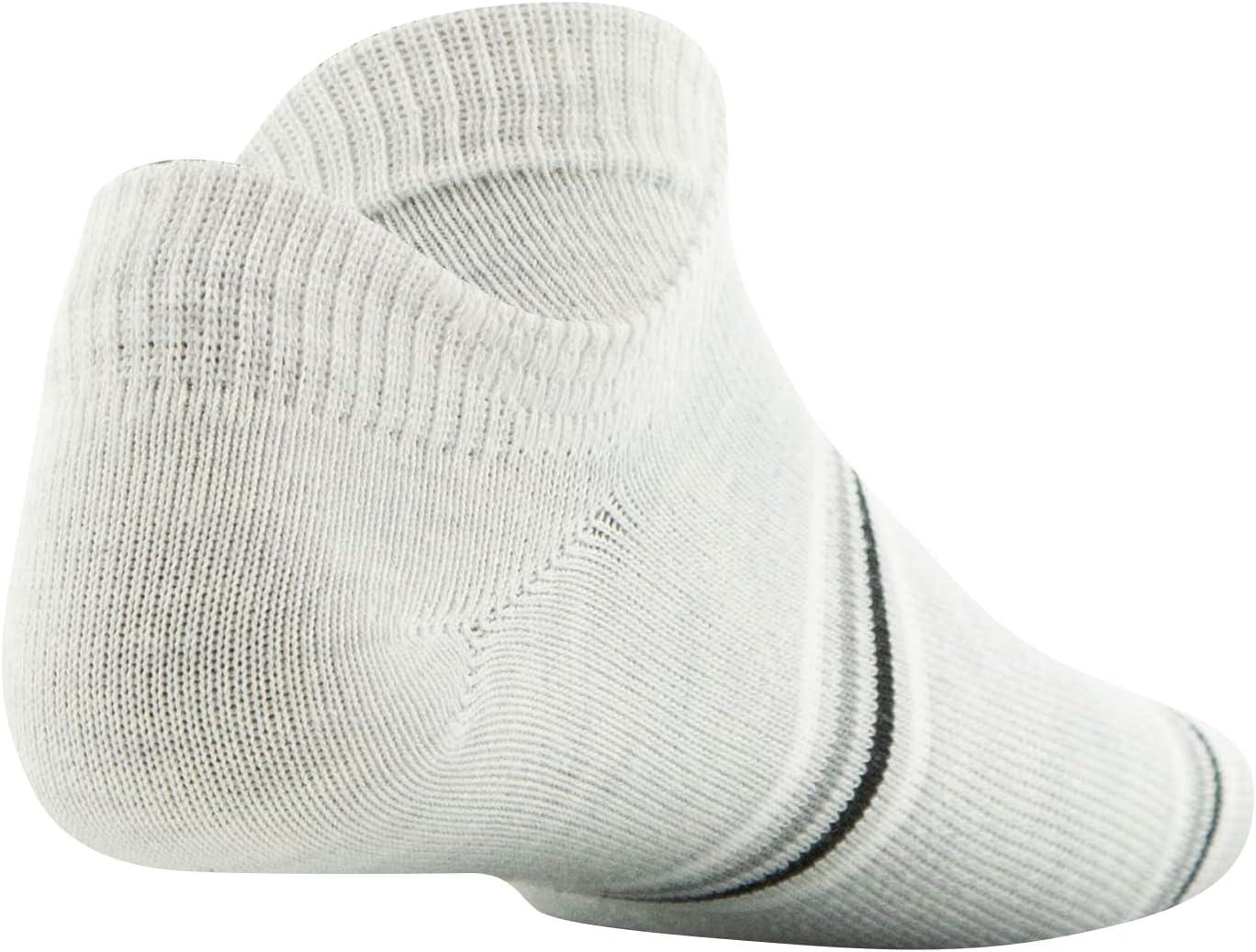 imageUnder Armour Kids Essential 20 Lightweight No Show Socks 6PairsHalo GrayWhite Assorted