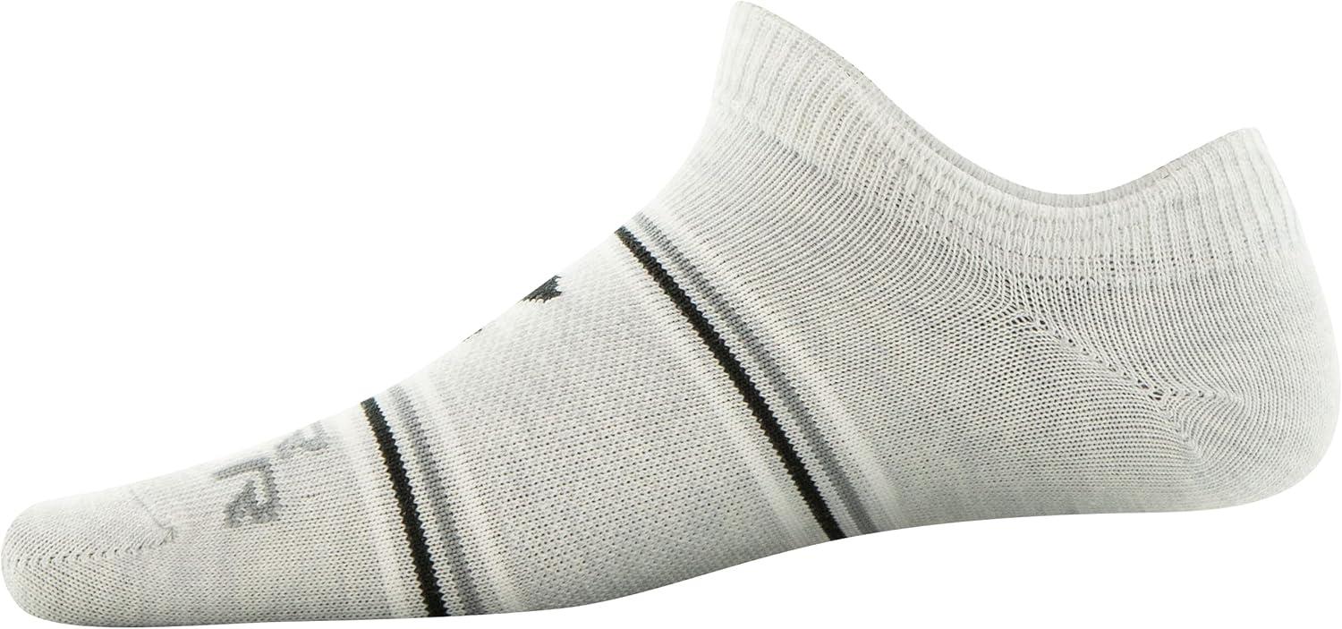 imageUnder Armour Kids Essential 20 Lightweight No Show Socks 6PairsHalo GrayWhite Assorted